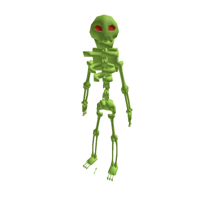 Lime Skelly With Red Eyes