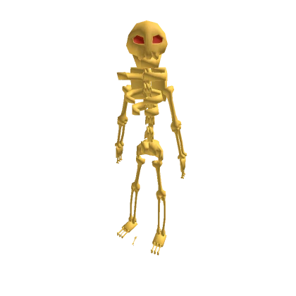 Golden Skelly With Red Eyes