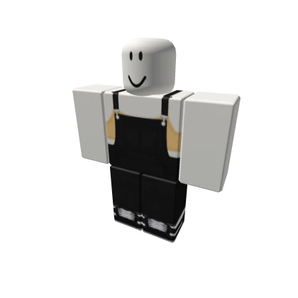 Yellow Top w Black Overalls & Vans