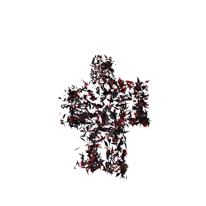 Shattered Glitch Evil Red