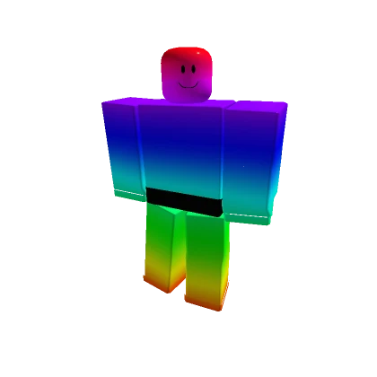 Shiny Rainbow Blocky Guy