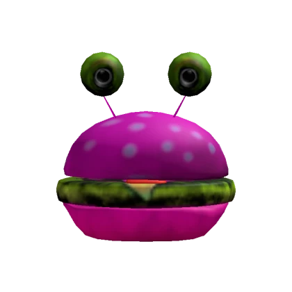 Color Burger Head Pink