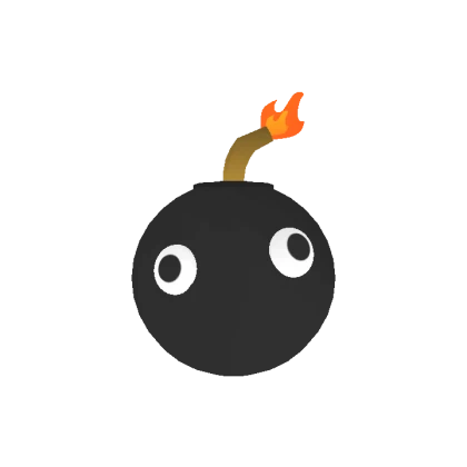 Animated Stylized Bomb Head