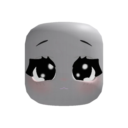 Animated Cutesy Blush Chibi Face