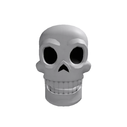 Colourable Skull Head with Facial Animation