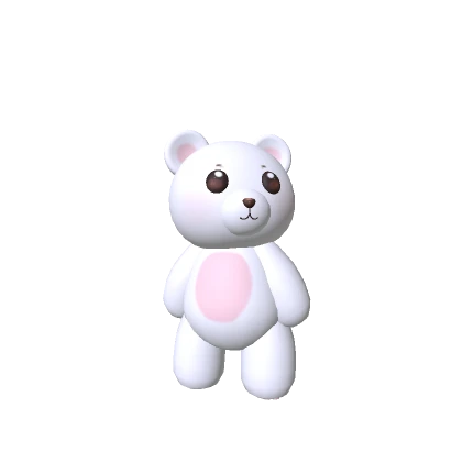 Cute White Teddy Bear