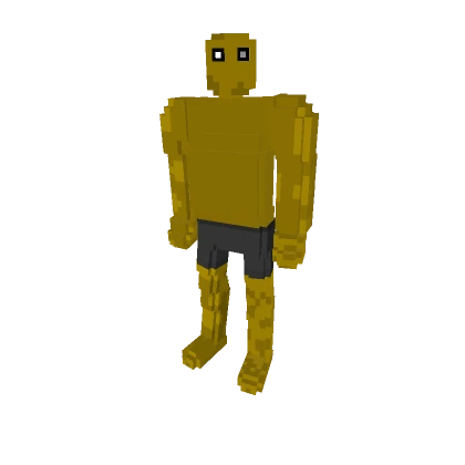 Golden Voxel Guy