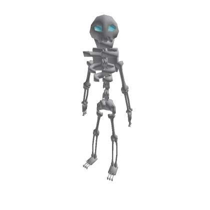 Recolorable Skelly With Cyan Eyes