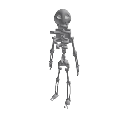 Recolorable Skelly With White Eyes