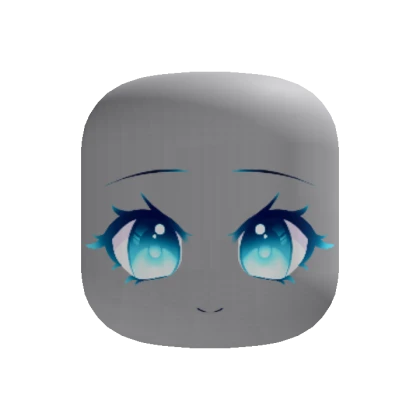 Happy Anime Face [Blue Eyes]