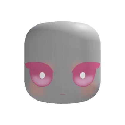 🍀Animated Calm Chibi Pink Eyes Face