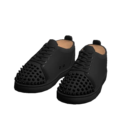 Red bottoms spikes Black
