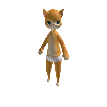 Chibi Cat - Orange