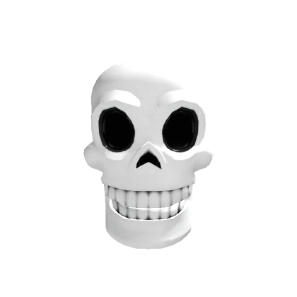 Skull Head in Silver