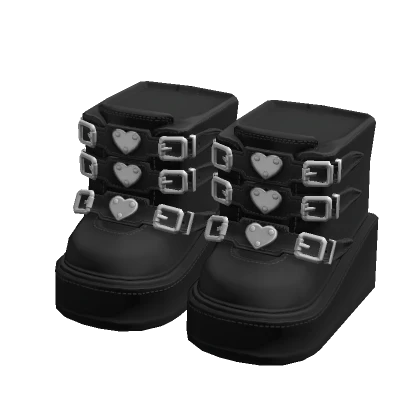 Short Emo Platform Boots