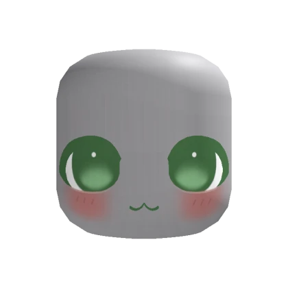 🍀Animated Happy Chibi Eyes Face (Green)