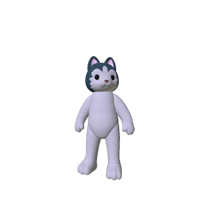 Blue Husky Chibi Dog