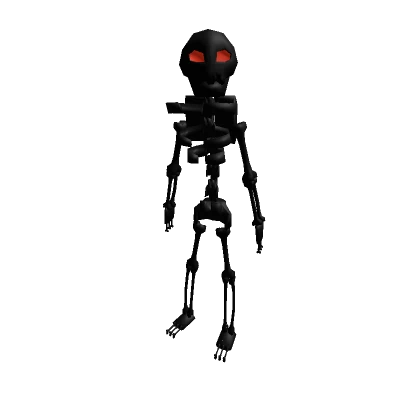 Black Skelly with Red Eyes