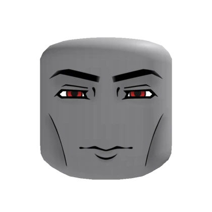 [Animated] Mog Man Stare Face w/ Follow Red Eyes