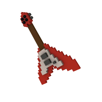 8-Bit Back Rocker Guitar