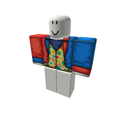 Rainbow Clown Top with Vest