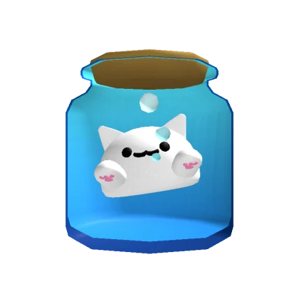 Animated Cat In A Jar