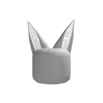 Big Animated Cat Ears White