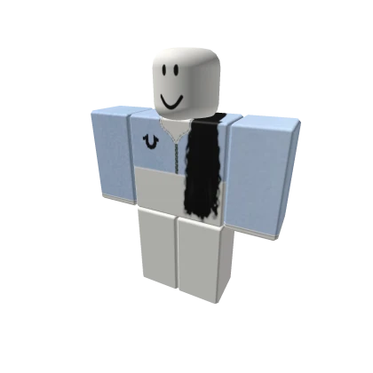 Sky blue true religion jacket black ext