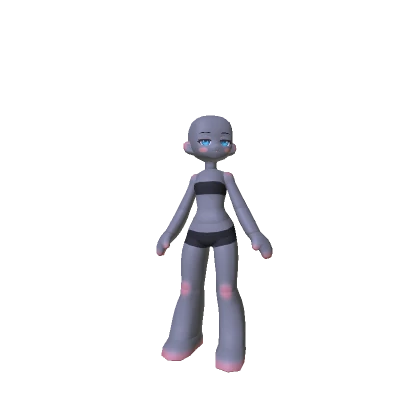 Anime Girl [Recolorable] - Cute Style