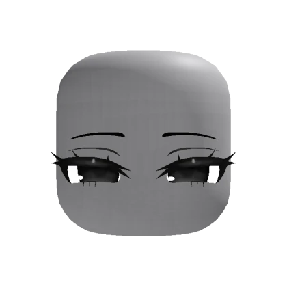 Animated Cute Chibi Tired Sleepy Eyes - Black