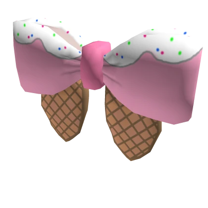 Ice Cream Hair Bow