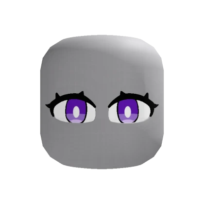 Purple Chibi Anime Eyes