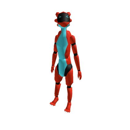 Red and Blue Robot