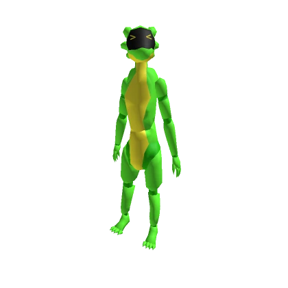 Green and Yellow Robot Furry