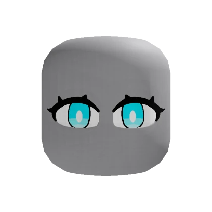Light Blue Chibi Anime Eyes