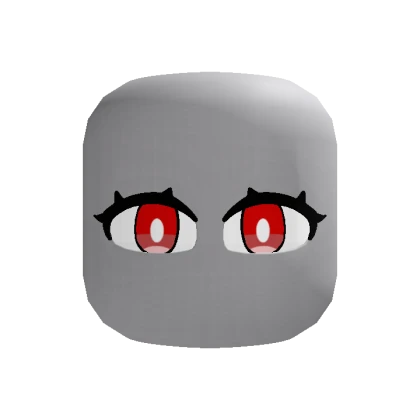 Red Chibi Anime Eyes