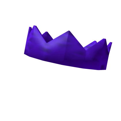 Royal Purple Paper Crown