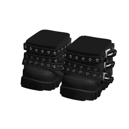Y2K Denim Legwarmers Black