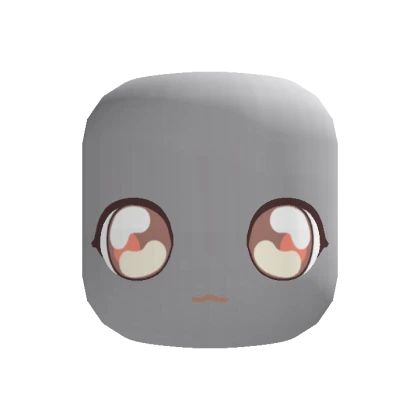 🍀Animated Sparkle Chibi Eyes Face (Brown)