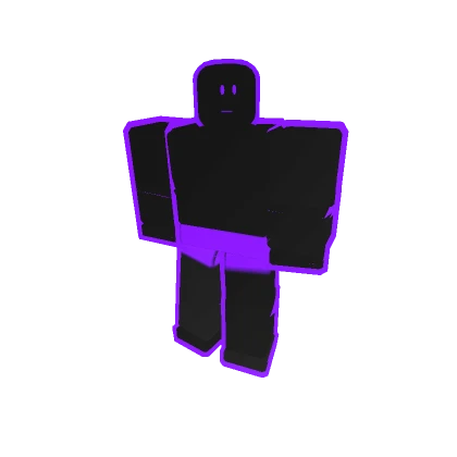 Cartoony Purple Outline Blocky