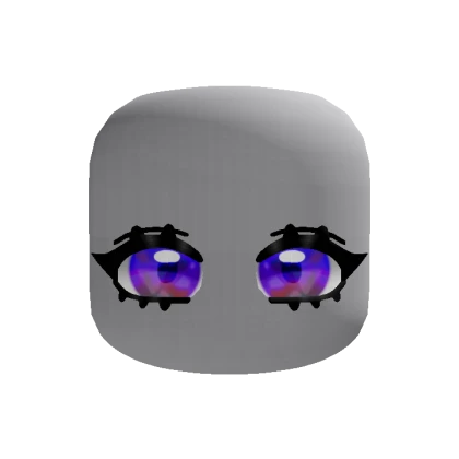 Gem Eyes Chibi Face (dynamic, recolorable)