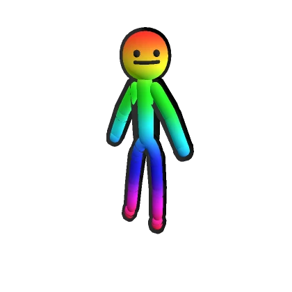 Rainbow Stickman