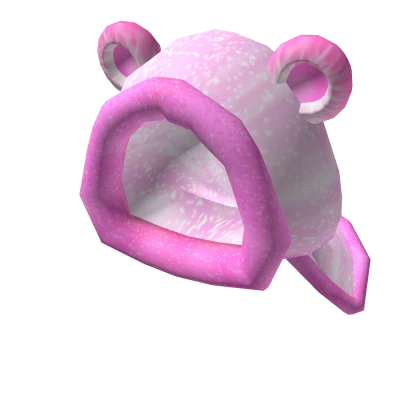 Pink Polar Bear Hood