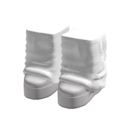 White Leg Warmer Boots