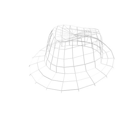 Wireframe Fedora