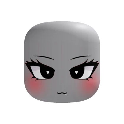 Cute Vampire Doll Face Blush