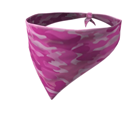 Pink Camo Bandana