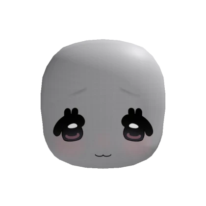 うさぎ bunny lashes chibi face (pink)
