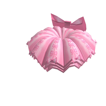 Pink Bow Tutu Skirt