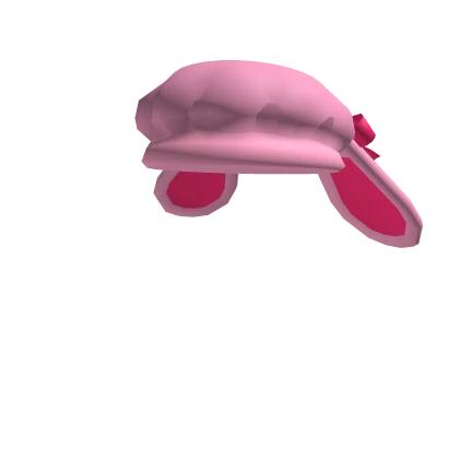 Pink Bunny Beret